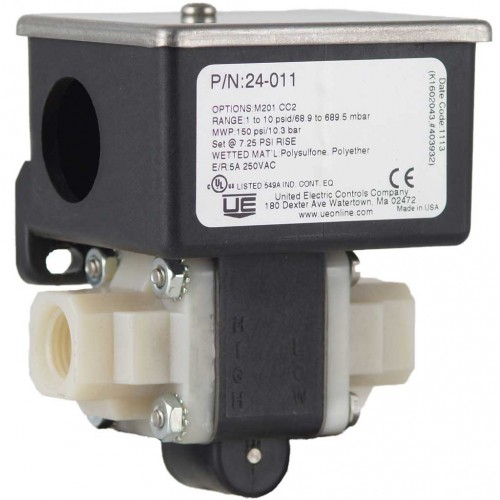 Differential pressure switch