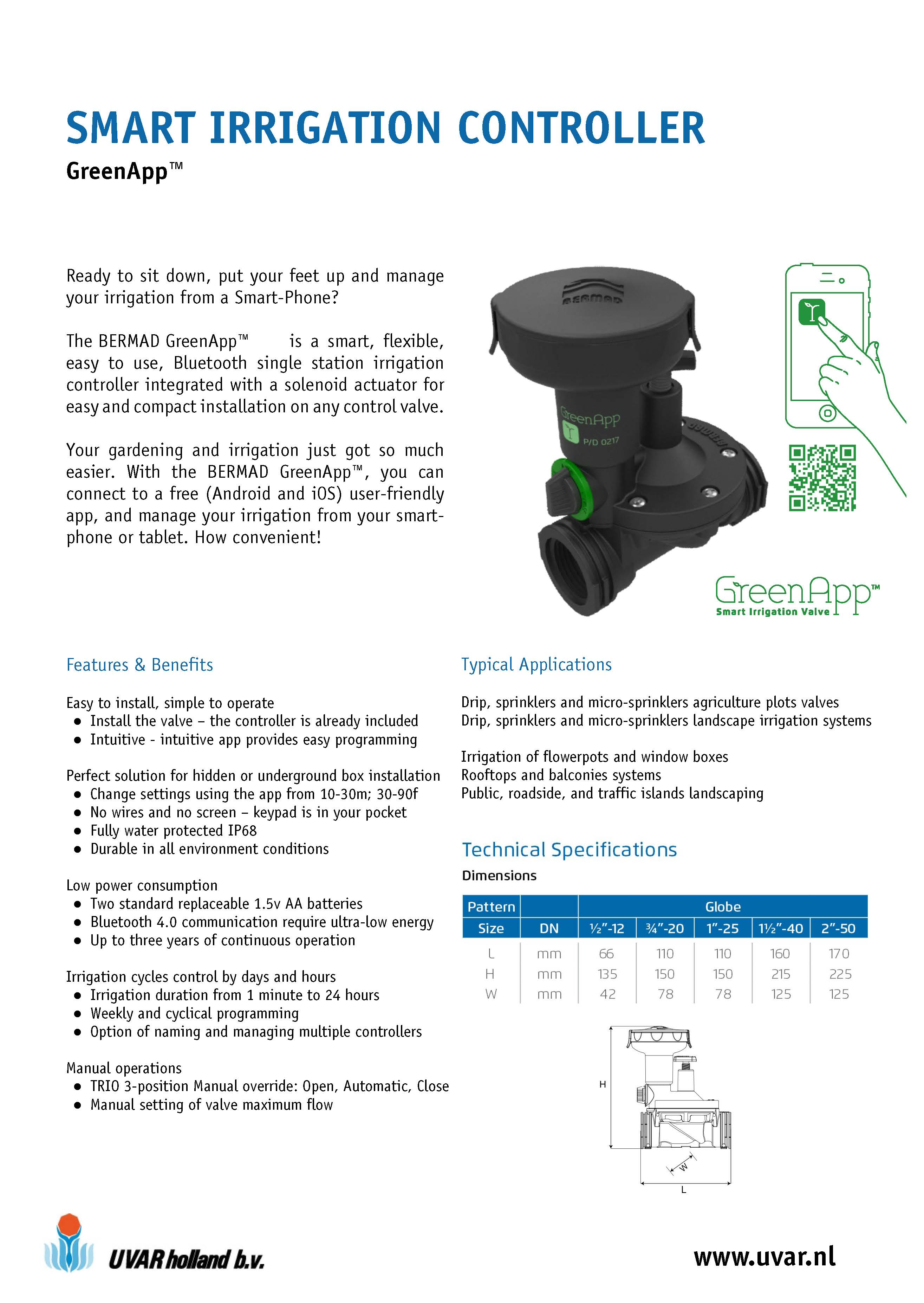 Smart Irrigation Controller Greenapp